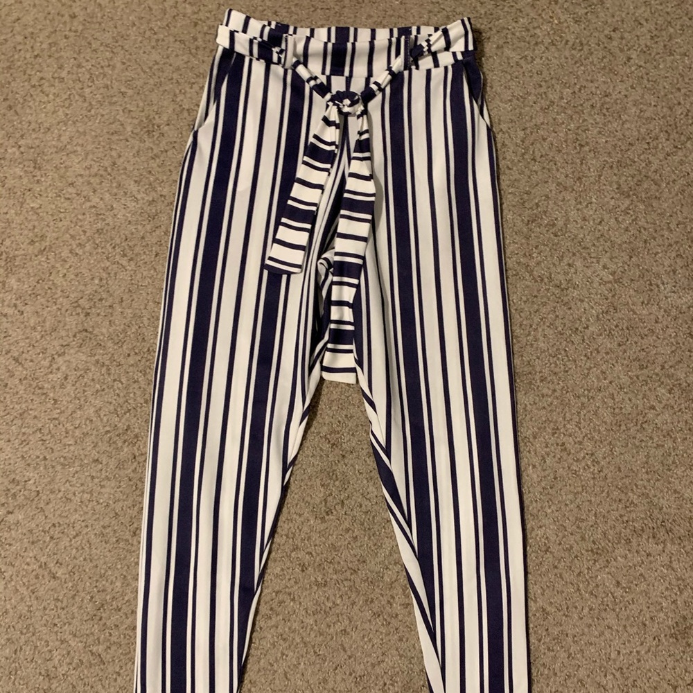 Boohoo striped pants